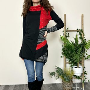 Tunika rdeče bleščice