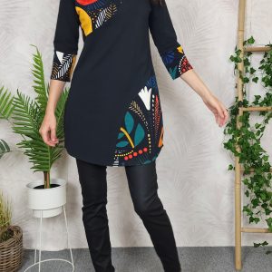 številka S - tunika afriški vzorec