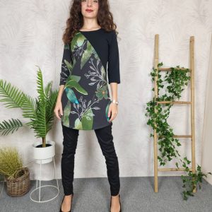 številka S - tunika zelena